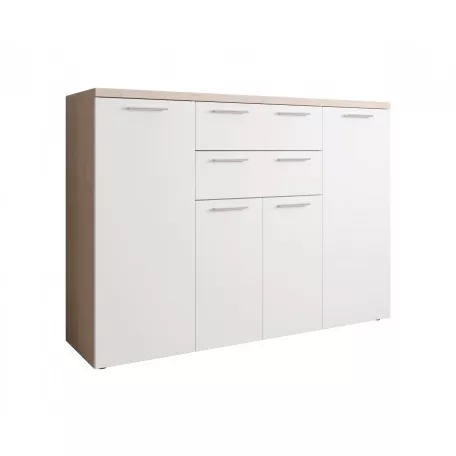 BRAVO 864 XL KOMÓD SONOMA TÖLGY/FEHÉR