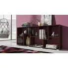 DOMINO könyvespolc sötét sonoma