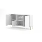 DIAMOND DI02 KOMÓD 3D FEHÉR/FEHÉR+LED