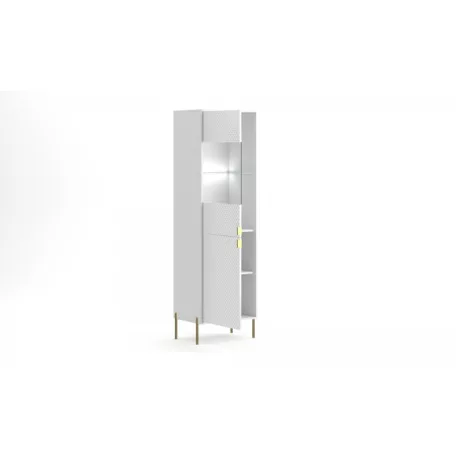 DIAMOND DI04 VITRIN 2D FEHÉR/FEHÉR + LED