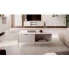 DIAMOND DI05 KÁVÉZÓASZTAL 2D FEHÉR/FEHÉR