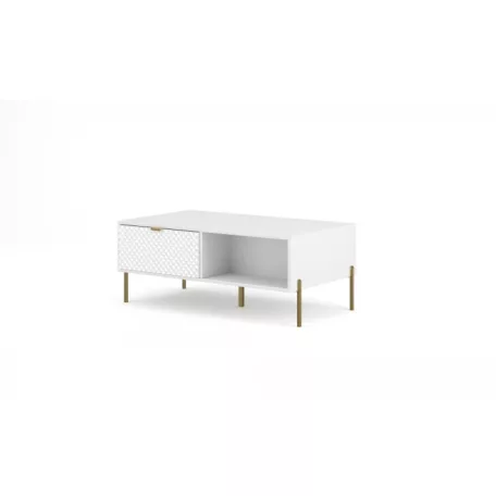 DIAMOND DI05 KÁVÉZÓASZTAL 2D FEHÉR/FEHÉR