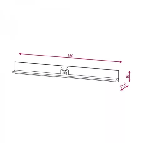 DIAMOND DI06 POLC FEKETE/FEKETE