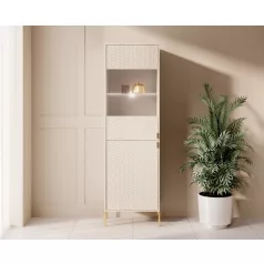 DIAMOND DI04 VITRIN 2D BÉZS/BÉZS + LED