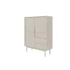 VIVA KOMODA MAGAS 3D3S BÉZS/BÉZS