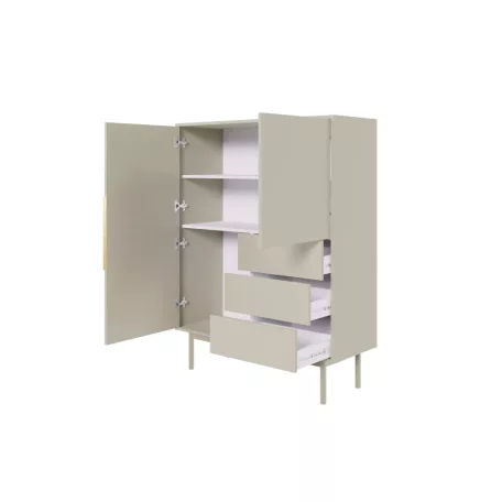 VIVA KOMODA MAGAS 3D3S BÉZS/BÉZS