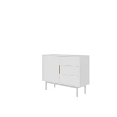 VIVA KOMÓD 1D3S 104 FEHÉR/FEHÉR