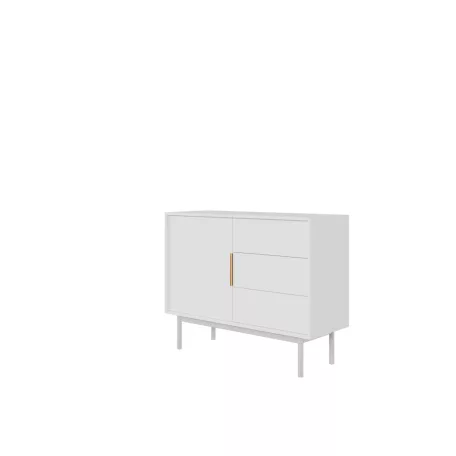 VIVA KOMÓD 1D3S 104 FEHÉR/FEHÉR