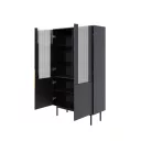 VIVA VITRIN 4D FEKETE/FEKETE