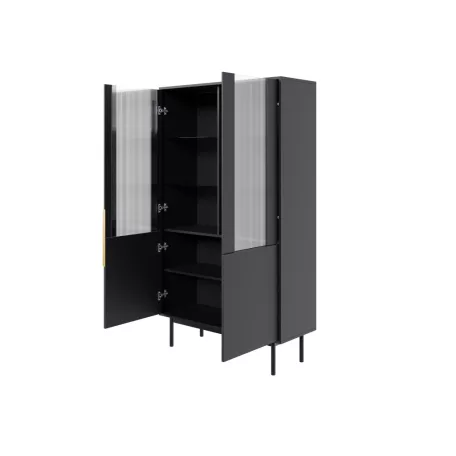 VIVA VITRIN 4D FEKETE/FEKETE