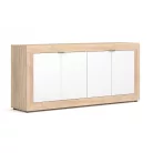 LUNEA KOMÓD 4D TÖLGY SONOMA/FEHÉR