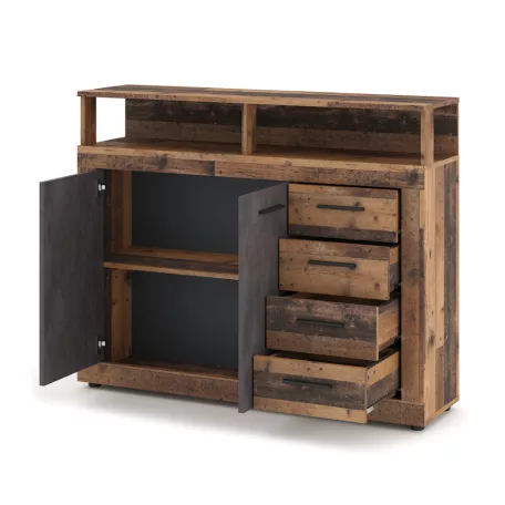 LUNA MIDI A KOMÓD 2D4S OLD STYLE DARK/MATERA