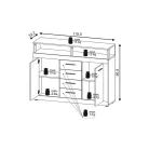 LUNA MIDI B KOMÓD 2D4S OLD STYLE LIGHT/MATERA