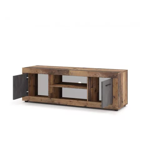 LUNA RTV SZEKRÉNY 2D OLD STYLE DARK/MATERA