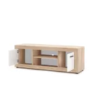 LUNA RTV SZEKRÉNY 2D TÖLGY SONOMA/FEHÉR