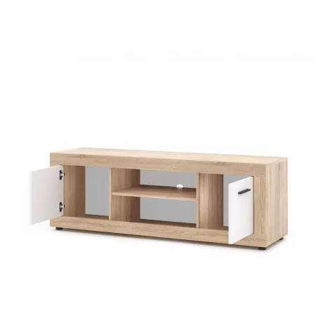 LUNA RTV SZEKRÉNY 2D TÖLGY SONOMA/FEHÉR