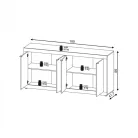 LUNEA KOMÓD 4D OLD STYLE DARK/MATERA