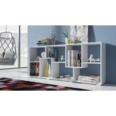 DOMINO könyvespolc fehér