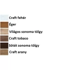 EXPERT X összecsukható konyhai asztal S.sötét színben