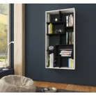 DOMINO C könyvespolc fekete/fehér