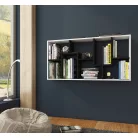 DOMINO C könyvespolc fekete/fehér