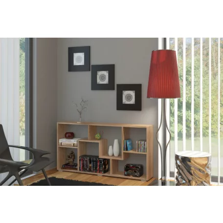 DOMINO B könyvespolc sonoma