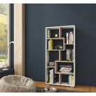 DOMINO C könyvespolc sonoma/fehér