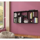 DOMINO C könyvespolc fekete