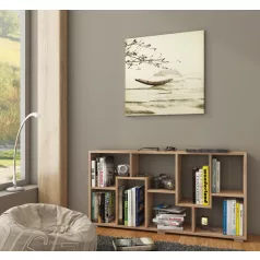 DOMINO C könyvespolc sonoma