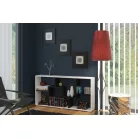 DOMINO B könyvespolc fekete/fehér