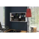 DOMINO B könyvespolc fekete/fehér