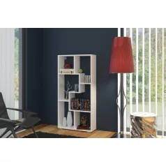 DOMINO B könyvespolc fehér